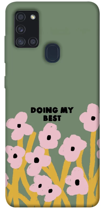 Чехол на Samsung Galaxy A21s Doing my best фото 1 из 1
