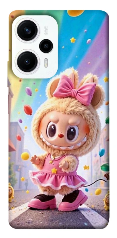 Чохол на Xiaomi Poco F5 / Note 12 Turbo Labubu rainbow фото 1 з 1