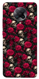 Чохол на Xiaomi Redmi K30 Pro / Poco F2 Pro Черепа та рози фото 1 з 1