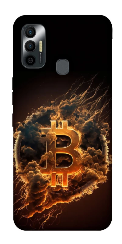 Чохол на TECNO Spark 7 Smoky Bitcoin фото 1 з 1