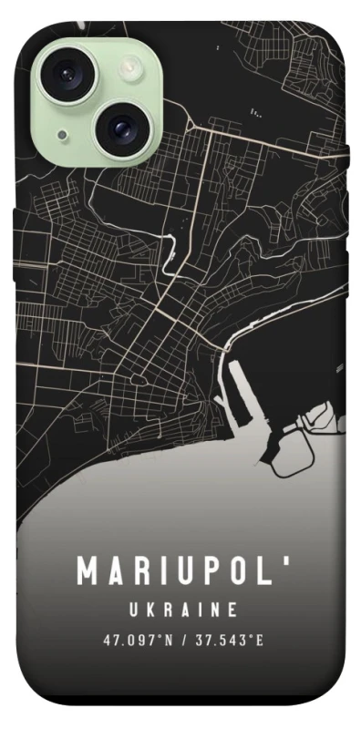 Чохол на Apple iPhone 15 Plus (6.7") Mariupol map фото 1 з 1