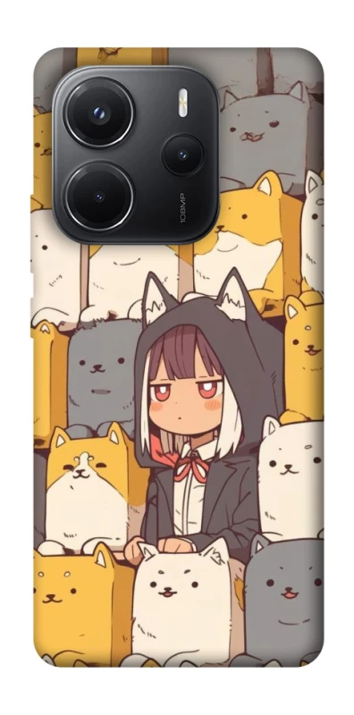 Чохол на Xiaomi Redmi Note 14 4G (Int. version) Like a cat фото 1 з 1