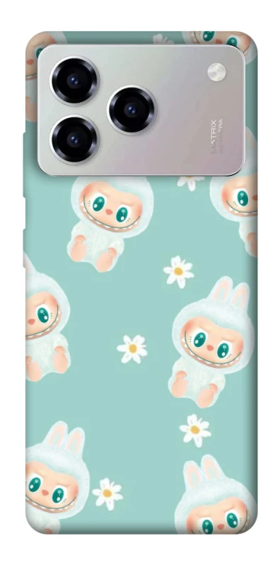 Чохол на ZTE Blade A76 Labubu Green фото 1 з 1