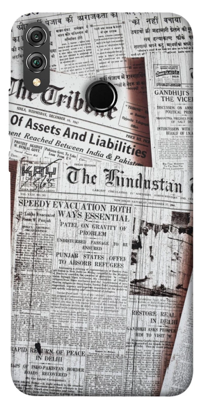 Чехол на Huawei Honor 8X Газеты фото 1 из 1