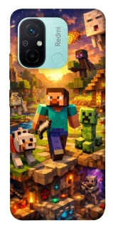 Чохол на Xiaomi Redmi 12C / Poco C55 Minecraft v6 фото 1 з 1