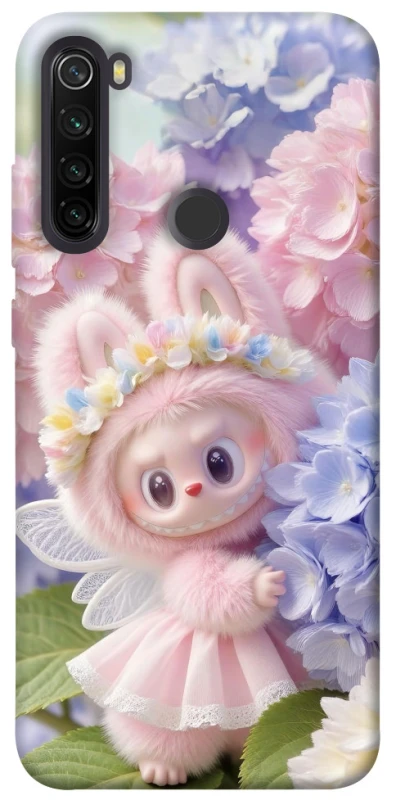 Чохол на Xiaomi Redmi Note 8T Labubu & Flowers ver.1 фото 1 з 1