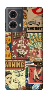 Чехол на Motorola Moto G85 Retro collage ver.2 фото 1 из 1