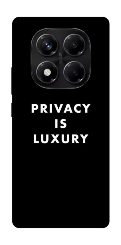 Чохол на Xiaomi Redmi Note 14 Pro 5G Privacy is luxury фото 1 з 1