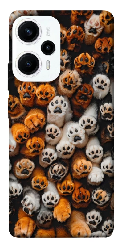 Чохол на Xiaomi Poco F5 / Note 12 Turbo Сat paws фото 1 з 1
