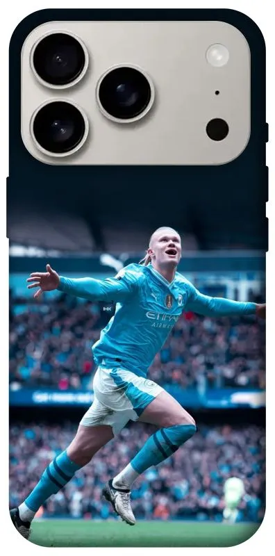 Чехол на Apple iPhone 18 Pro Erling Haaland V3 фото 1 из 2