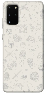 Чехол на Samsung Galaxy S20+ Star Wars background ver.1 фото 1 из 1