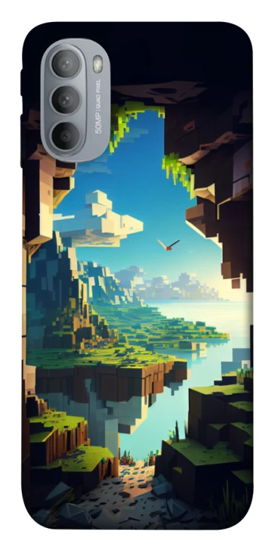 Чехол на Motorola Moto G31 Minecraft sunrise фото 1 из 1