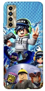 Чехол на TECNO Camon 17P Roblox collage ver.3 фото 1 из 1