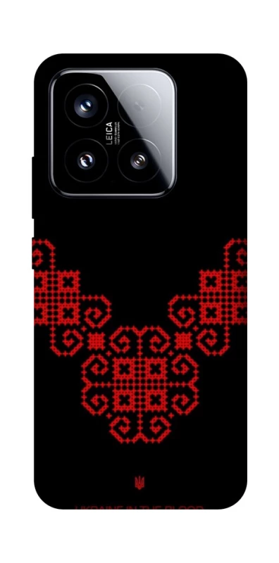 Чохол на Xiaomi 15 Чорно-червона вишиванка фото 1 з 1