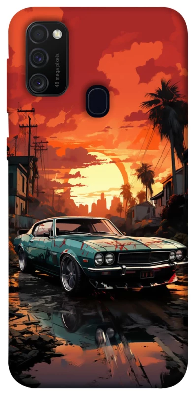 Чохол на Samsung Galaxy M30s / M21 Car at sunset фото 1 з 1