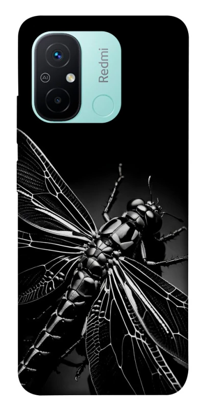 Чехол на Xiaomi Redmi 12C / Poco C55 Black dragonfly фото 1 из 1