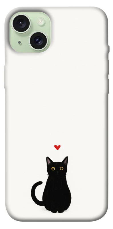 Чехол на Apple iPhone 15 Plus (6.7") cat in love фото 1 из 1