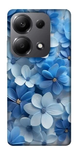 Чехол на Xiaomi Redmi Note 13 Pro 5G Синие цветы фото 1 из 1