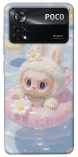 Чохол на Xiaomi Poco X4 Pro 5G Labubu swimming фото 1 з 1