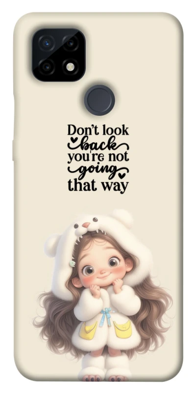 Чохол на Realme C21 Don't look back фото 1 з 1