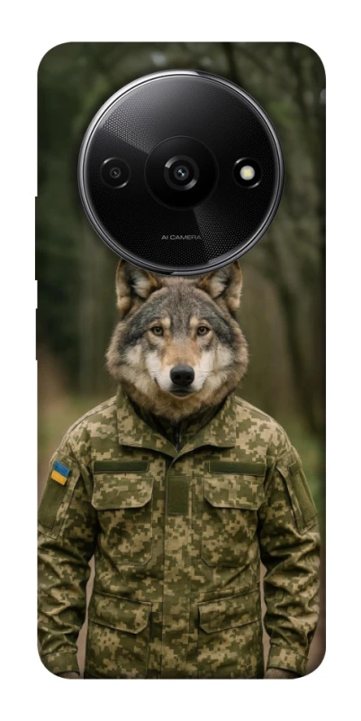 Чохол на Xiaomi Redmi A3 Вовк захисник фото 1 з 1