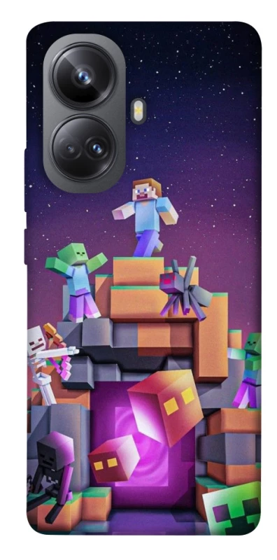 Чехол на Realme 10 Pro+ Minecraft aesthetics фото 1 из 1