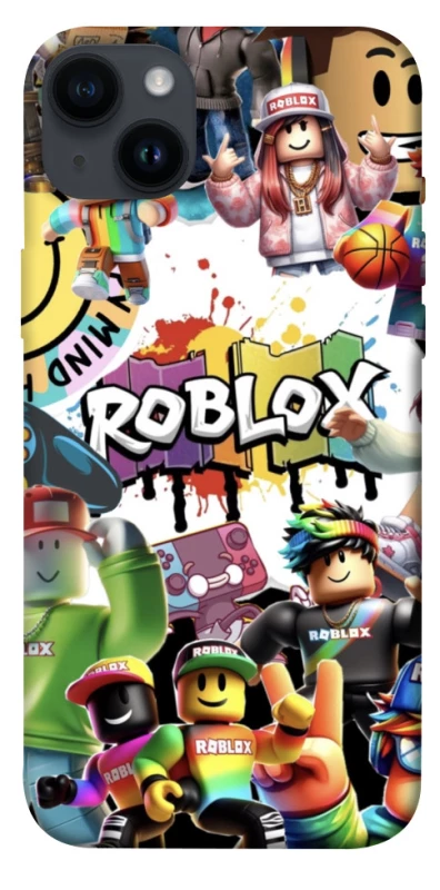 Чехол на Apple iPhone 14 Plus (6.7") Roblox Characters Collage фото 1 из 1