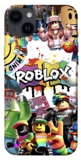 Чехол на Apple iPhone 14 Plus (6.7") Roblox Characters Collage фото 1 из 1