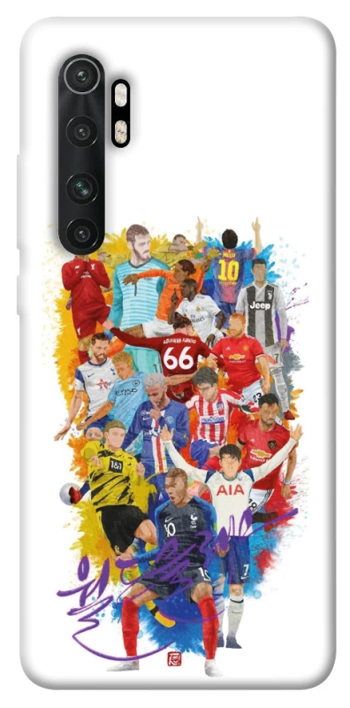 Чохол на Xiaomi Mi Note 10 Lite Football Abstract v2 фото 1 з 1