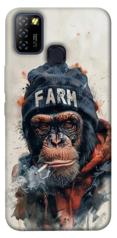 Чохол на Infinix Hot 10 Lite Шимпанзе v3 фото 1 з 1