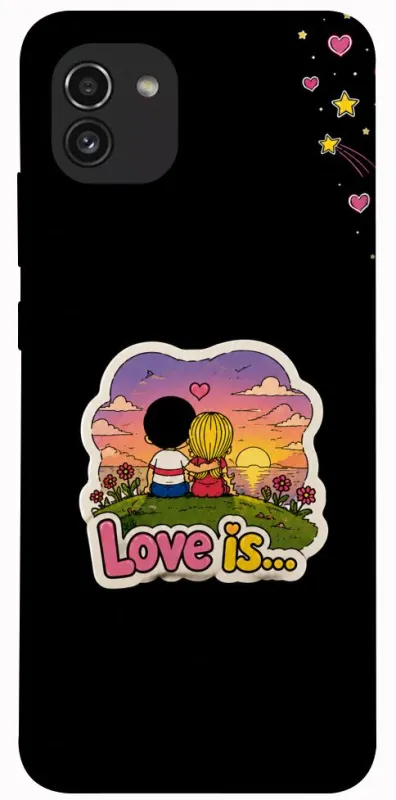 Чехол на Samsung Galaxy A03 Love is ver.5 фото 1 из 1
