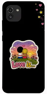 Чехол на Samsung Galaxy A03 Love is ver.5 фото 1 из 1