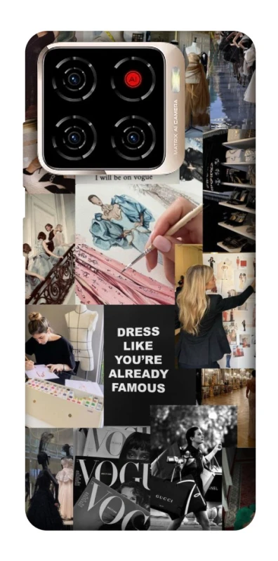 Чохол на ZTE Blade A56 Fashion collage ver.11 фото 1 з 1