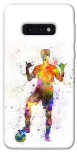 Чехол на Samsung Galaxy S10e Football Player v3 фото 1 из 1