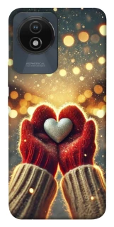 Чехол на Vivo Y02 Heart in hand фото 1 из 1
