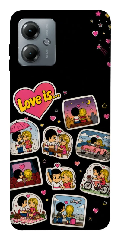 Чехол на Motorola Moto G14 Love is ver.3 фото 1 из 1
