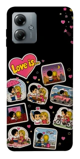 Чехол на Motorola Moto G14 Love is ver.3 фото 1 из 1