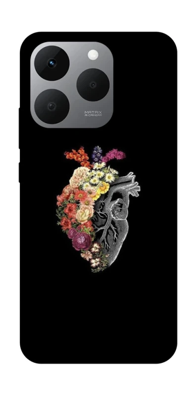 Чохол на Realme 15T Heart with flowers фото 1 з 1