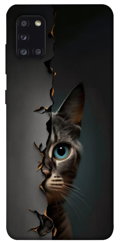 Чохол на Samsung Galaxy A31 Кіт-підглядач v2 фото 1 з 1