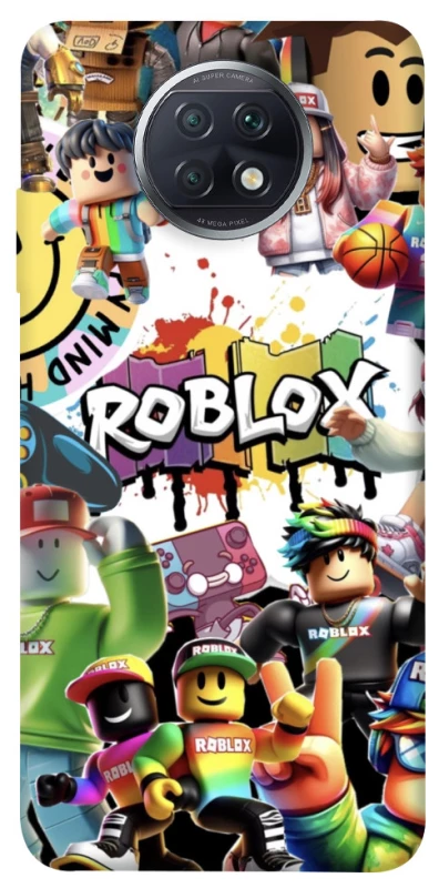 Чохол на Xiaomi Redmi Note 9 5G / Note 9T Roblox Characters Collage фото 1 з 1