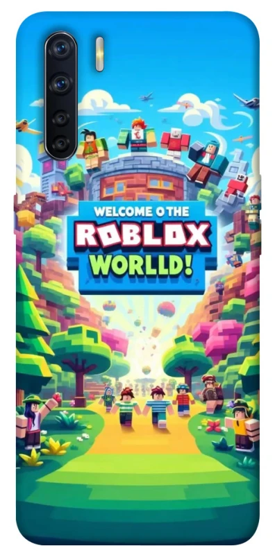 Чехол на Oppo A91 Roblox World фото 1 из 1