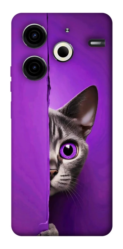 Чохол на TECNO Pova 6 Neo (LI6) Кіт-підглядач фото 1 з 1