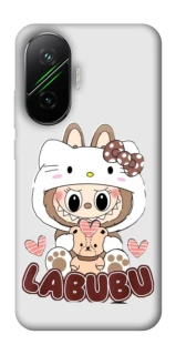 Чехол на Xiaomi Poco F7 Hello Kitty Labubu фото 1 из 1