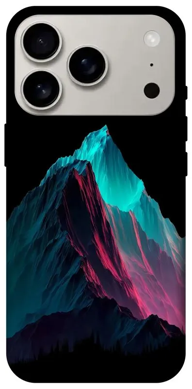 Чехол на Apple iPhone 18 Pro Neon mountains фото 2 из 2