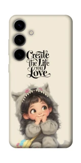 Чехол на Samsung Galaxy S25 FE Create the life you love фото 1 из 1