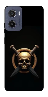 Чехол на Motorola Moto G05 Golden Skull фото 1 из 1