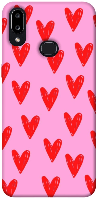Чохол на Samsung Galaxy A10s Red hearts 2 фото 1 з 1