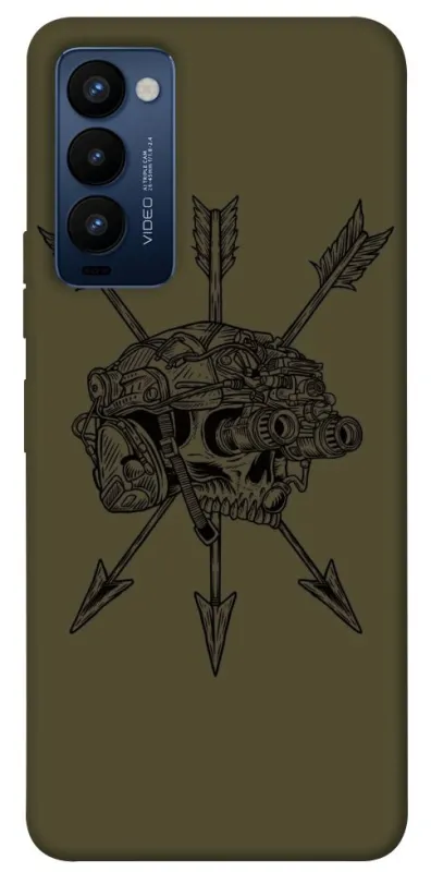Чохол на TECNO Camon 18 Mil skull фото 1 з 1