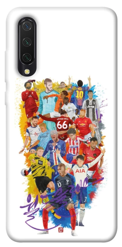 Чехол на Xiaomi Mi CC9 / Mi 9 Lite Football Abstract v2 фото 1 из 1