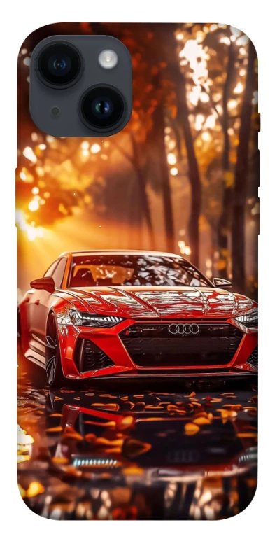 Чохол на Apple iPhone 14 (6.1") Audi at sunset фото 1 з 1